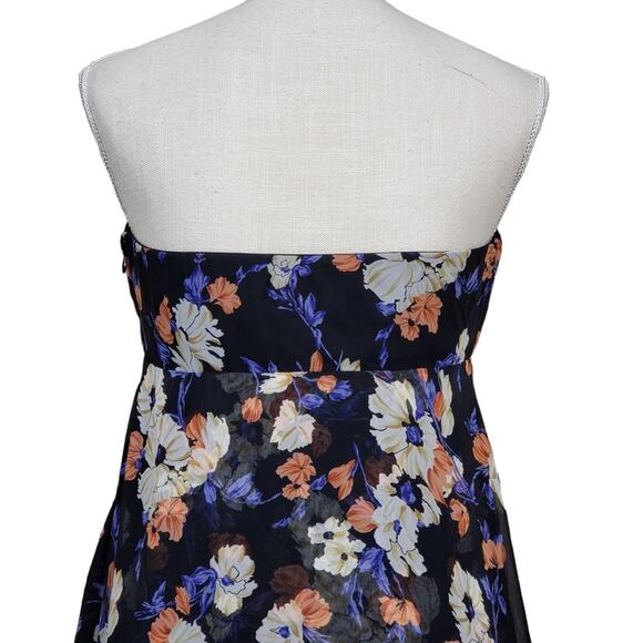 The Limited Womens 8 Strapless Floral Print Mini Dress - Picture 4 of 9